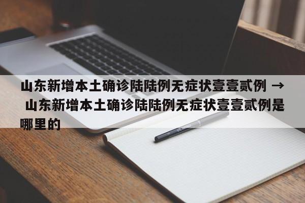 山东新增本土确诊陆陆例无症状壹壹贰例 → 山东新增本土确诊陆陆例无症状壹壹贰例是哪里的